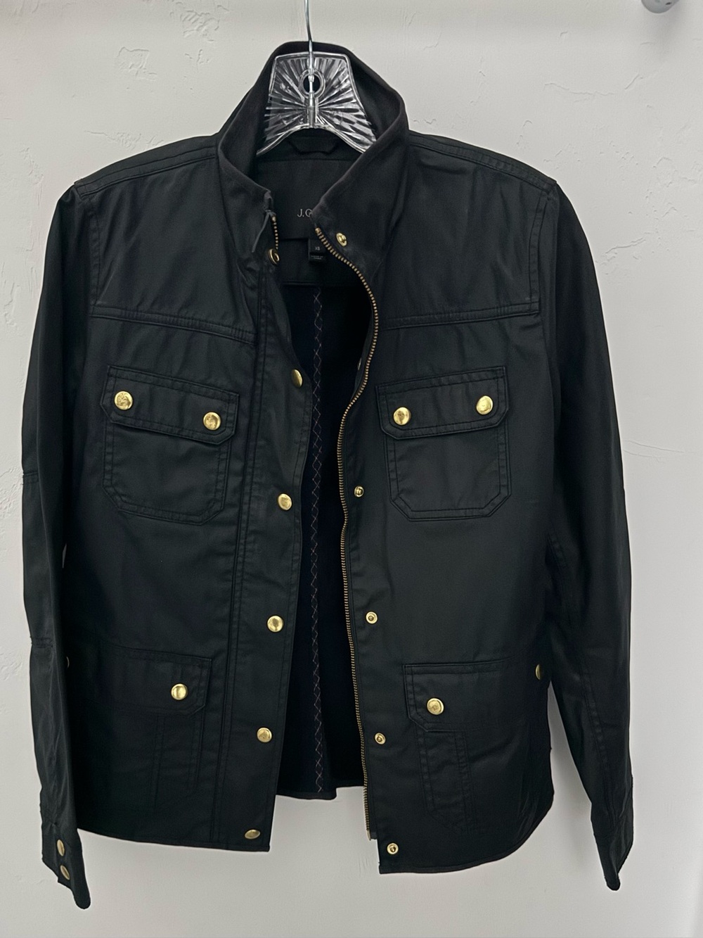 J. Crew Downtown Field Jacket with Gold-Tone Buttons